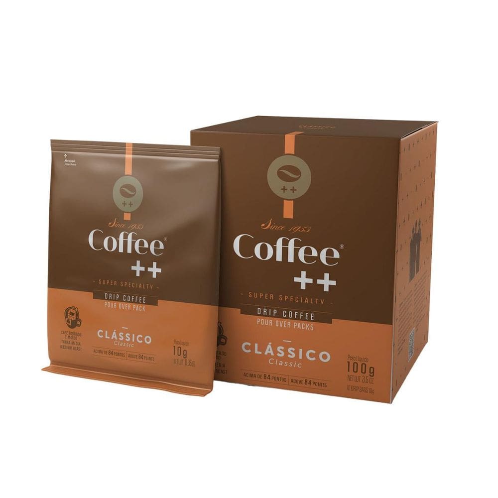 Café em Sachê Drip Coffee++ Clássico 10 Unidades