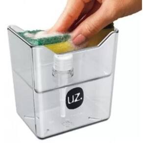 Dispenser Porta Detergente Sabão Líquido Vision Transparente