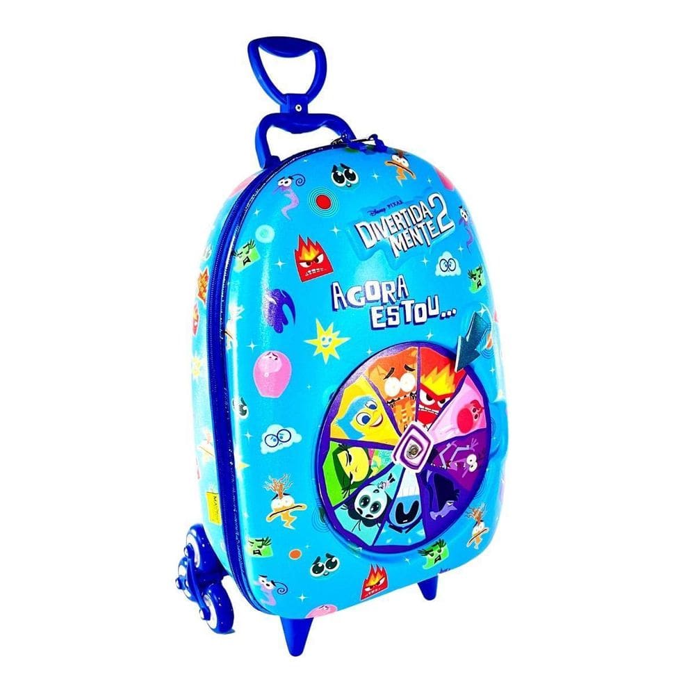 Mochila De Carrinho Divertidamente Roleta Infantil Escolar