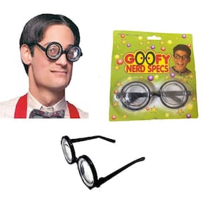 Óculos De Festa Com Lentes Fundo De Garrafa Nerd Tik Tok