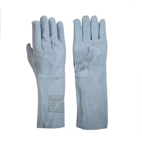 Luva Raspa Cano Longo Tam 10 - Modelo Clute Emb C/10 Pares