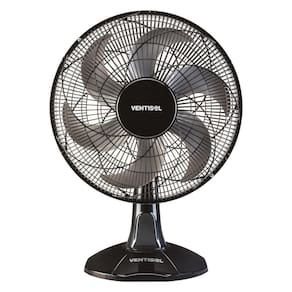 Ventilador De Mesa Ventisol Oscilante 40cm Turbo 6 Preto-cinza 220v