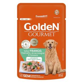 Golden Gourmet Caes Adultos Porte Medio/Grande Frango 85G
