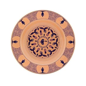 Jogo De 6 Pratos Fundos 23,5 Cm Flamingo Terra Brasilis Caju
