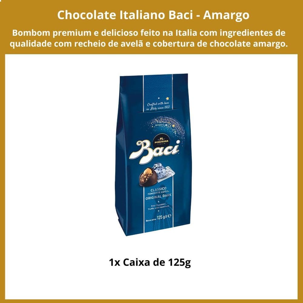 Chocolate Italiano Bombom Amargo Baci Perugina 125G