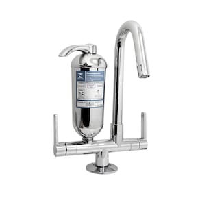 Torneira Filtro Cozinha Mesa Bica Móvel 1/4v Cromado Luxo