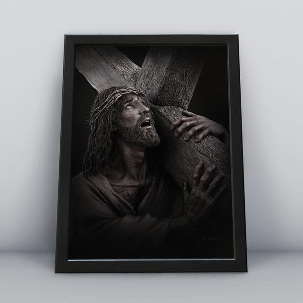 Quadros TAC Religião Cristã 040 - 20x30cm - MDF - Colorido