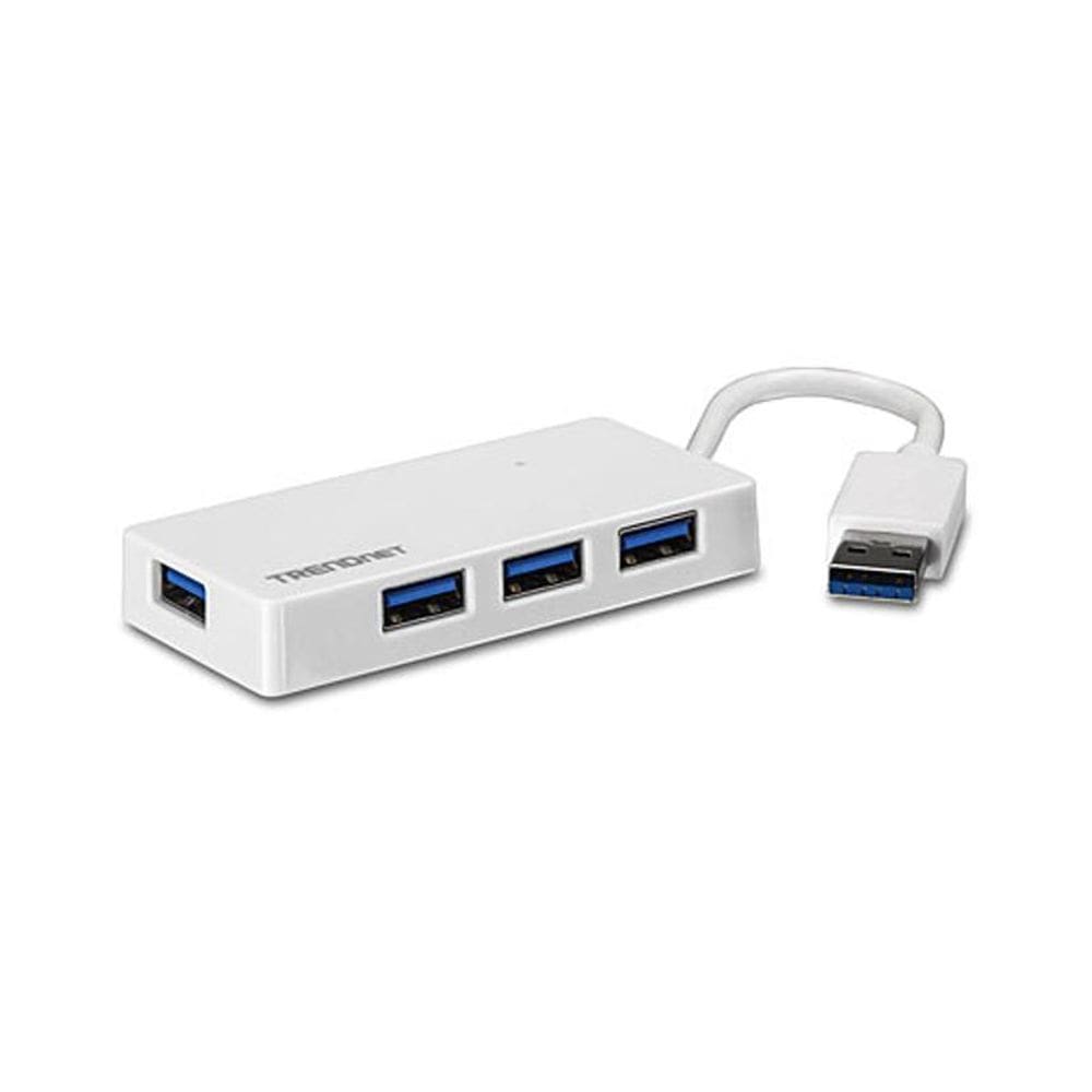 Mini hub USB 3.0 Trendnet - 4 portas