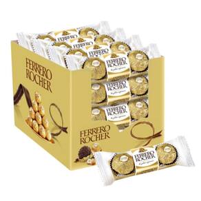 Chocolate 16 Pacotes De 3 Unidades Bombom Ferrero Rocher