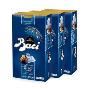 Chocolate Italiano Bombom Amargo Baci 3 Caixas 175G