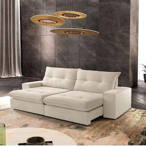 Sofá Athenas Linho 02 Módulos 90 Cm B25cm Meu Sofá Online A302 Linho Branco