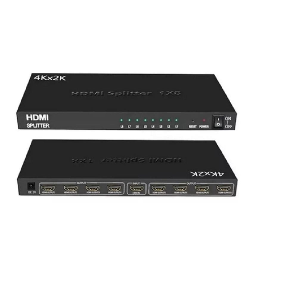 Spliter Hdmi Divisor 1 Entr X 8 Saidas  5-2400Mhz 3D 4K