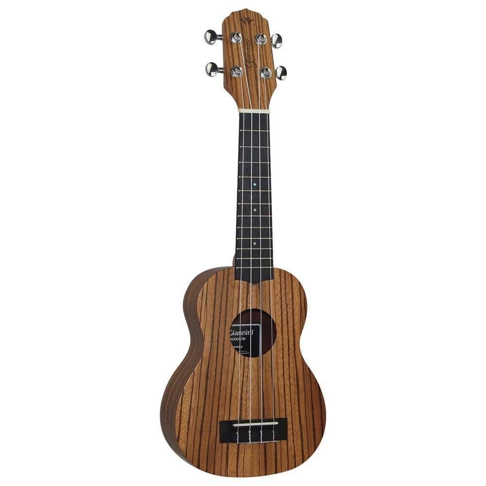 Ukulele Soprano Acústico Com Bag Guk-21 Zw Zebra