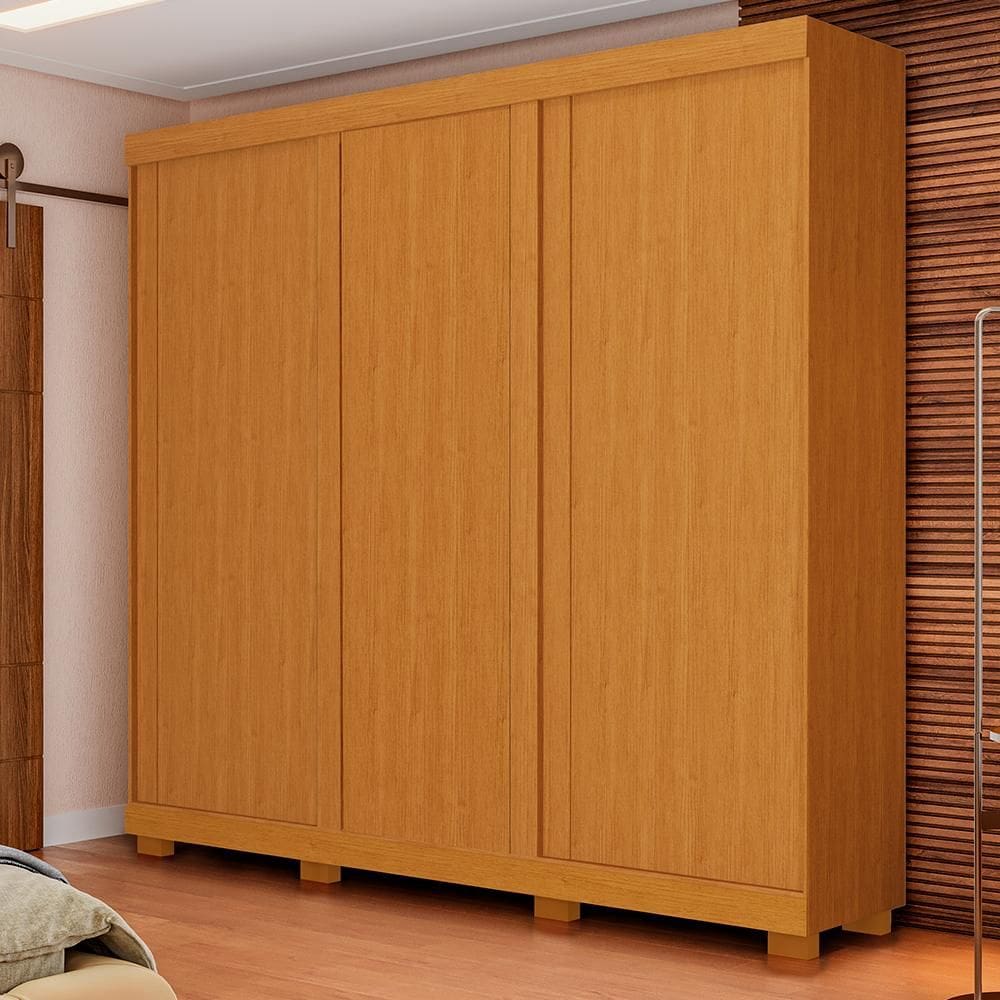 Guarda-Roupa Casal Japão 3 Portas Linhamobília