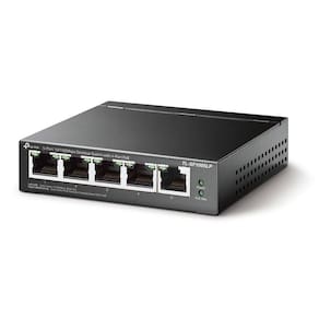 Switch Poe 5 Portas Fast 10-100 (4 Portas Poe) Tl-sf1005lp Smb