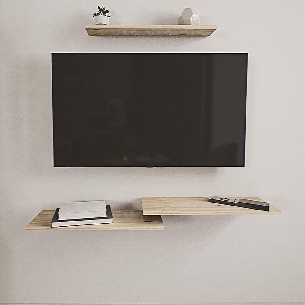 Rack de Madeira Maciça Pinus p/ Sala ou Quarto