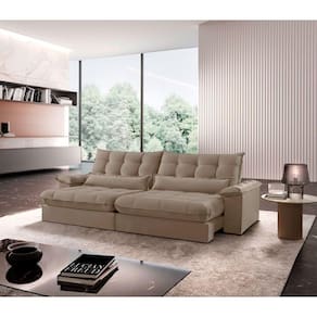 Sofá Classic Veludo 02 Módulos 90 Cm B25 Cm Meu Sofá Online B002 Veludo Capuccino