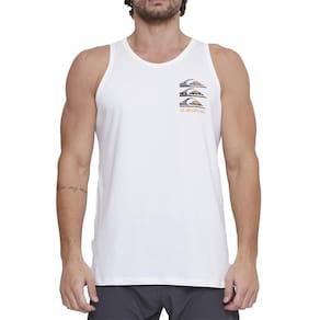 Regata Quiksilver Vertical Logos SM25 Masculina Snow White