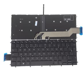 Teclado Para Notebook Dell Latitude - Br Iluminado