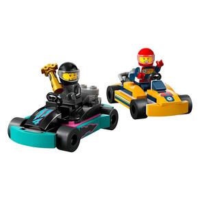 Blocos de Montar - Karts e Pilotos de Corrida - 99 peças - LEGO City