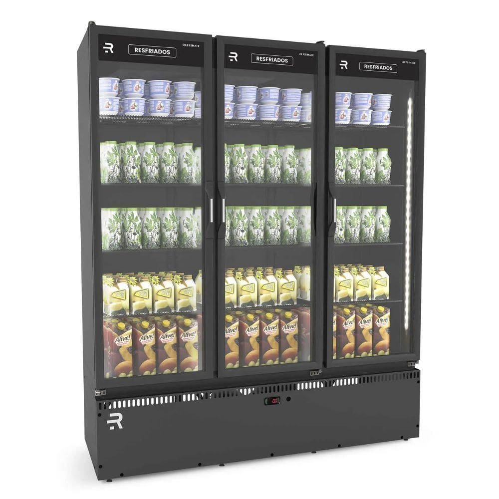 Auto Serviço Resfriados Asvr3p Preto 3 Portas 220V Refrimate