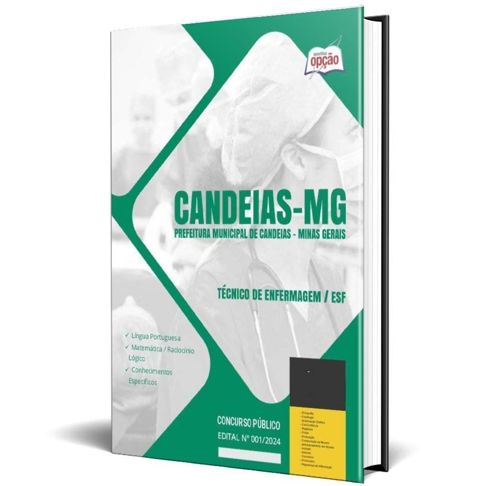 Apostila Prefeitura Candeias Mg 2024 Técnico Enfermagem /