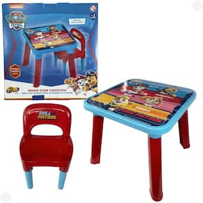 Mesa De Atividades Patrulha Canina Com Cadeira F0164-2 - Fun