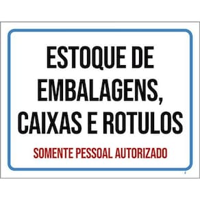 Kit 10 Placas Estoque Embalagens Caixas Rótulos 36X46