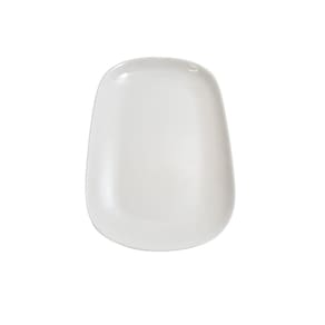 3 Bandeja Forma Rasa Gourmet 20 X 12 Cm Melamina Branca