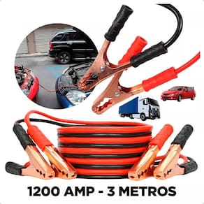 Cabo Auxiliar De Bateria Para Veículos 1200Amp