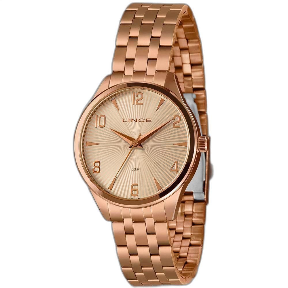 Relógio Feminino Rose Analógico com Pulseira Ajustável Lince