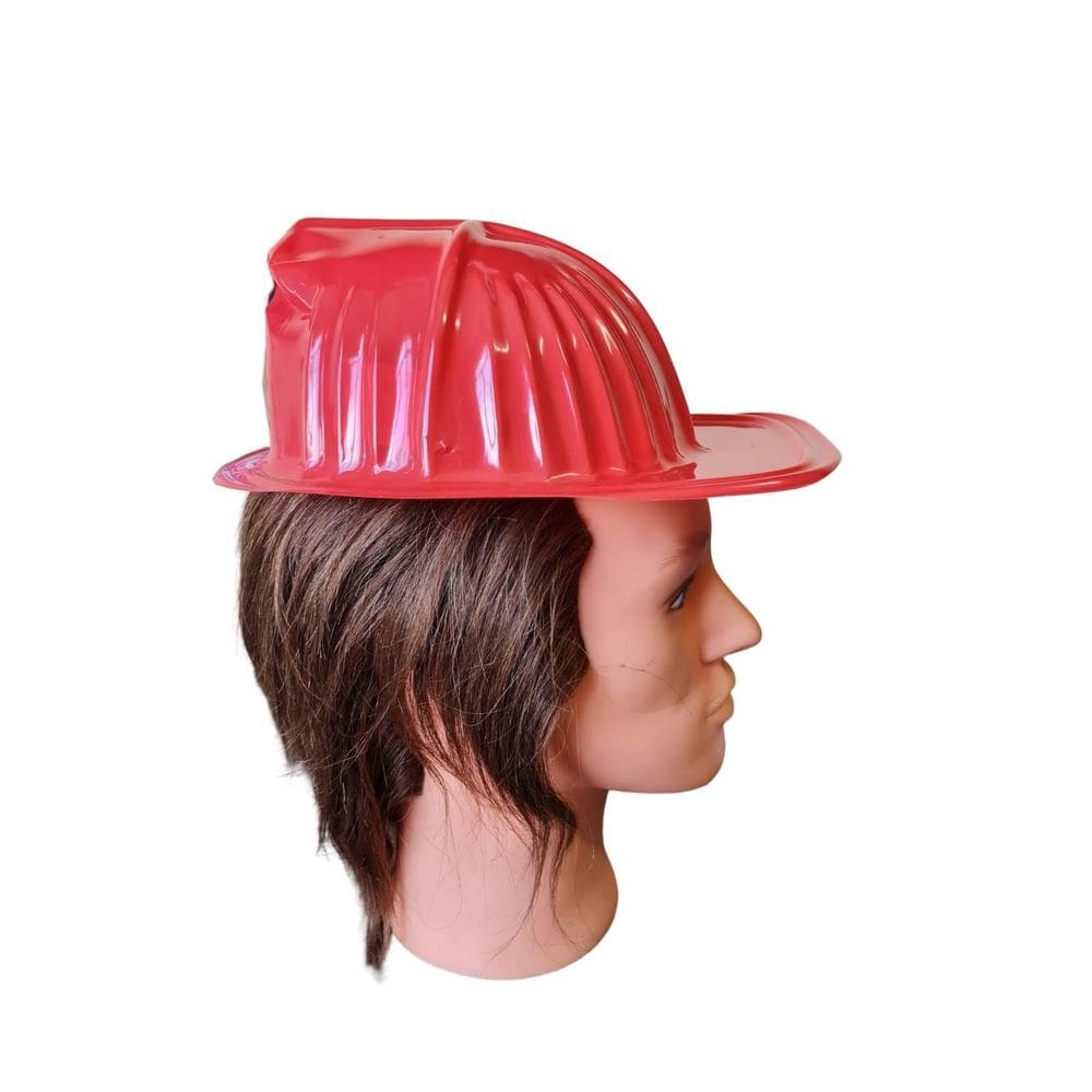 Kit 5Un Chapeu Capacete De Bombeiro Fantasia Carnaval