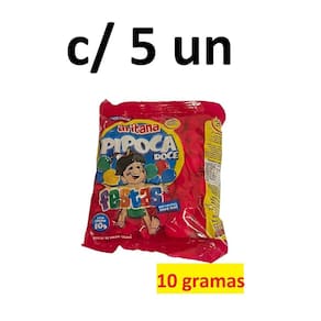 Mini Pipoca Com 5 Unidades De 10Gr Aritana Festa Junina