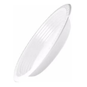 Prato Descartável Plástico Branco 23Cm Fundo 1Cx C/500