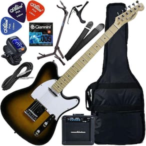Kit Guitarra Waldman Gte-100 Telecaster Sunburst Gx03