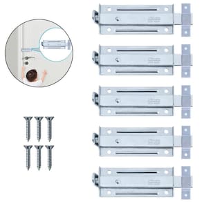 Ferrolho Trinco Tarjeta Fecho Chato Porta Janela 13Cm 05 Un