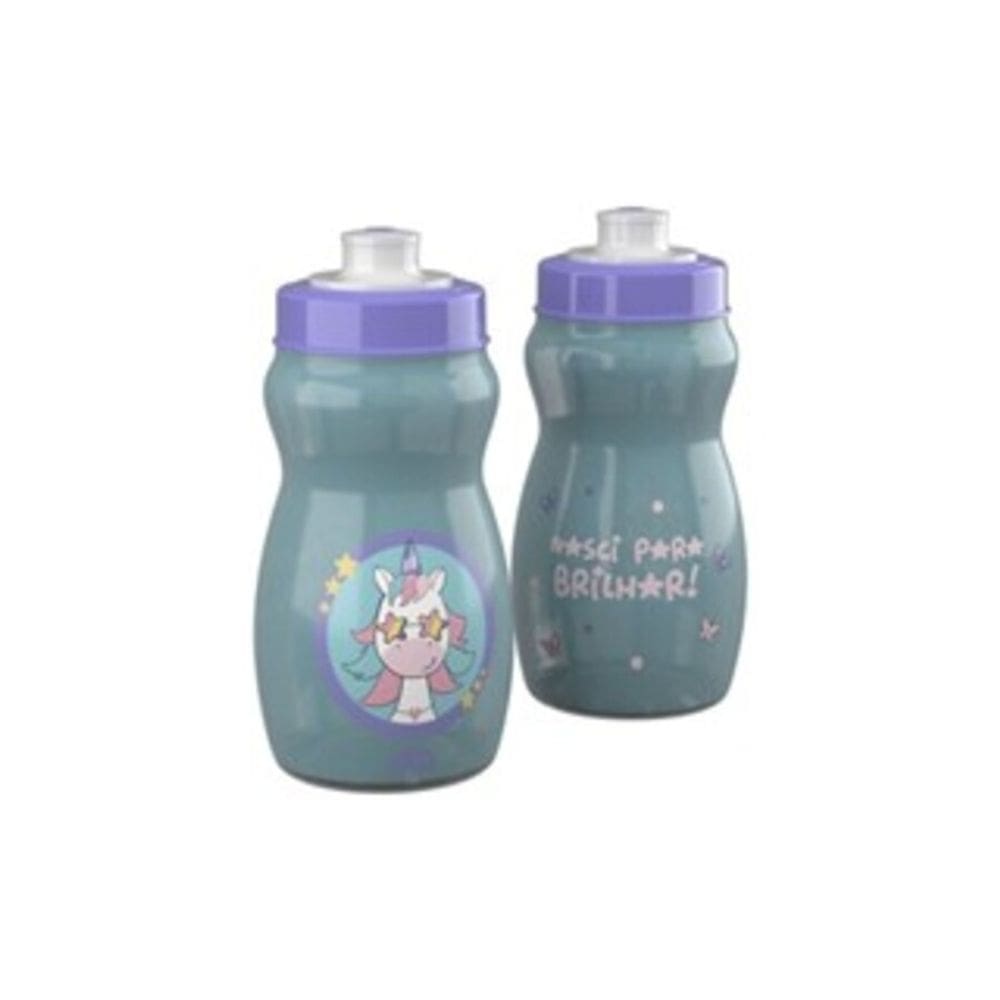 Plasútil Garrafa Squeeze Unicórnio 300 ml
