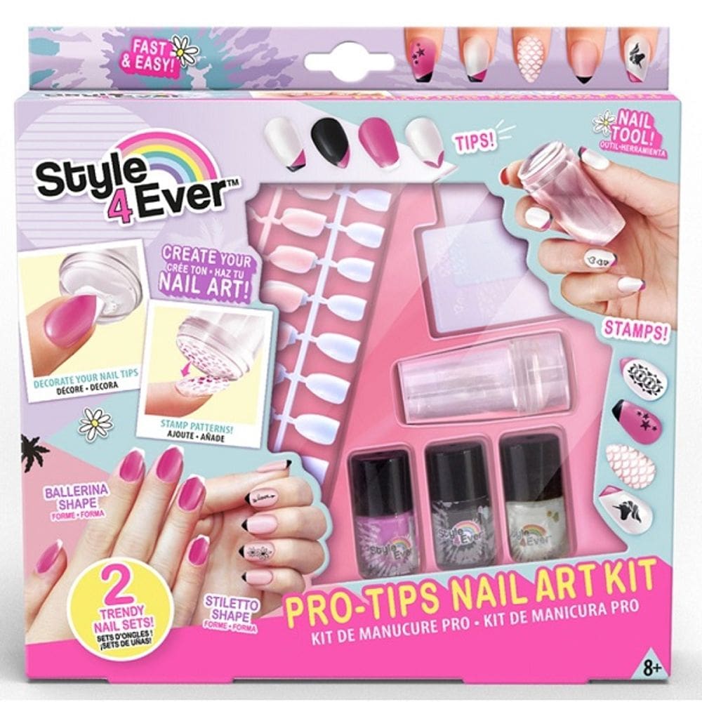F0128-2 Fun Kit De Arte Para Unhas Pro-Tips