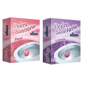Pedra Sanitária Floral 25Gr Com Suporte