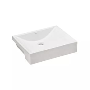 Cuba Semi Encaixe 49X40cm Incepa Pacific Branco 1630270017100
