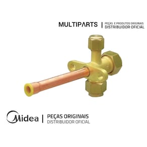 Valvula Serviço Ar-Split 3/8 - 07404038 Midea - 38Kqg09S5