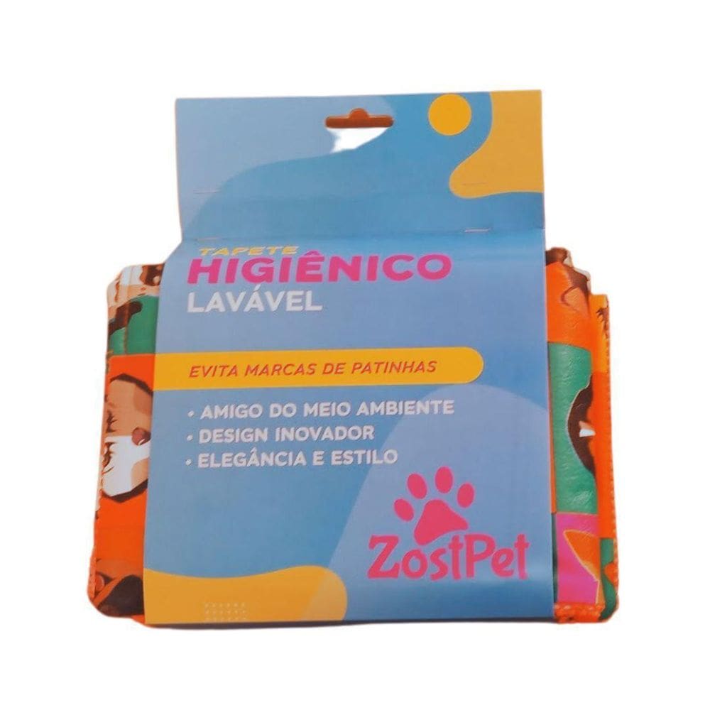 Tapete Higiênico Pet Lavável Premium 120 Lavagens 70X50Cm