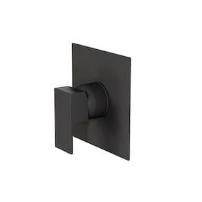 Acabamento Para Base Monocomando Fani Retta Preto Fosco 520 Bk330