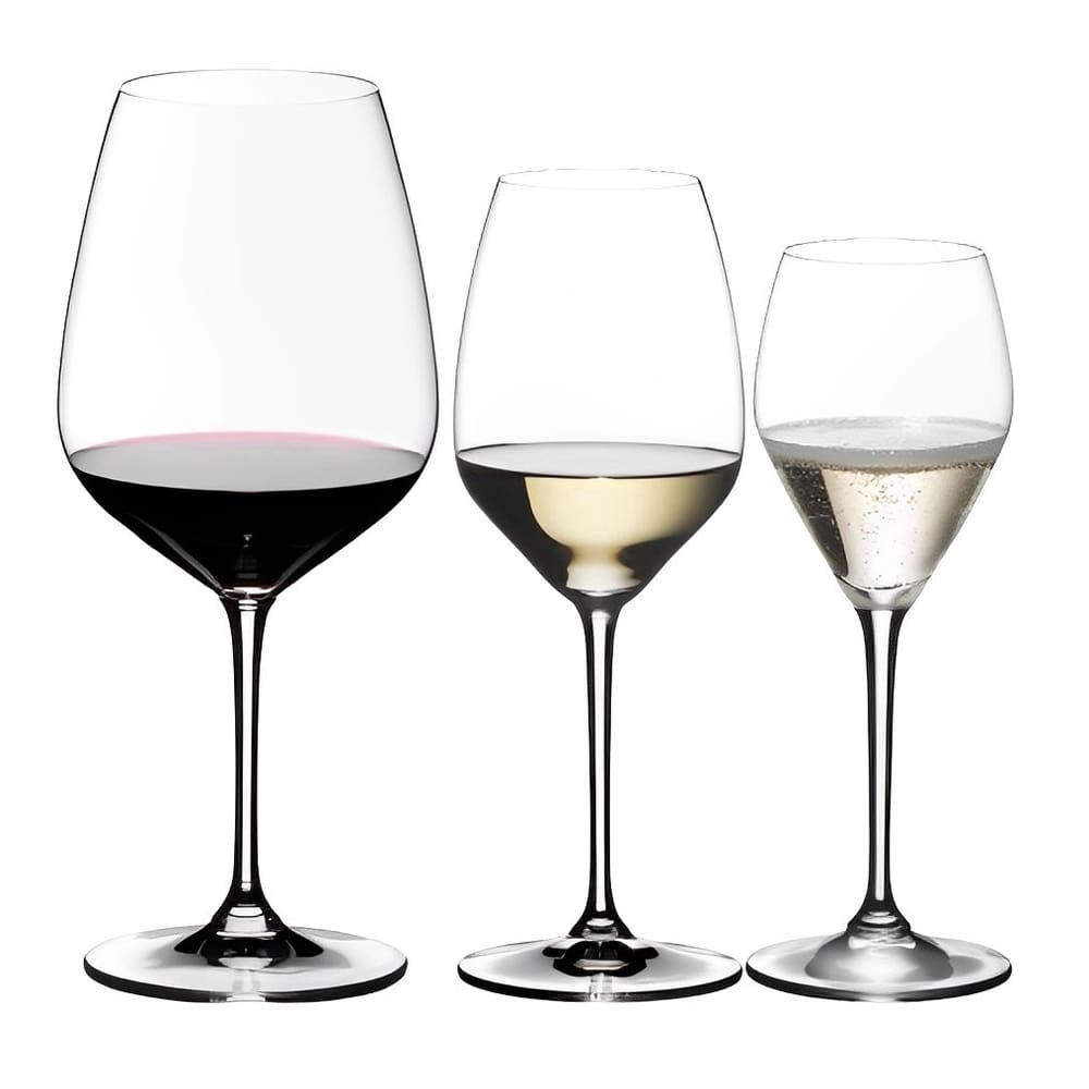 Kit 3 Taças Riedel de Cristal Degustação Vinhos e Espumante
