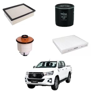 Kit Filtro Troca Óleo Toyota Hilux 2016 A 2024 WKU500 Wega