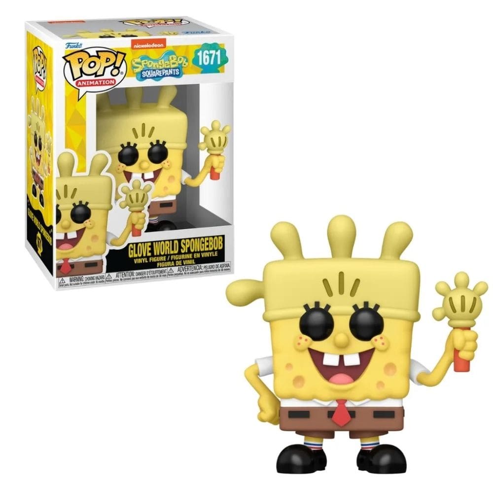Funko Pop! Bob Esponja 25 anos - Bob Esponja Mundo da Luva