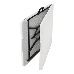 Mesa Dobrável De Metal E Plástico 74X75X183Cm Para Camping