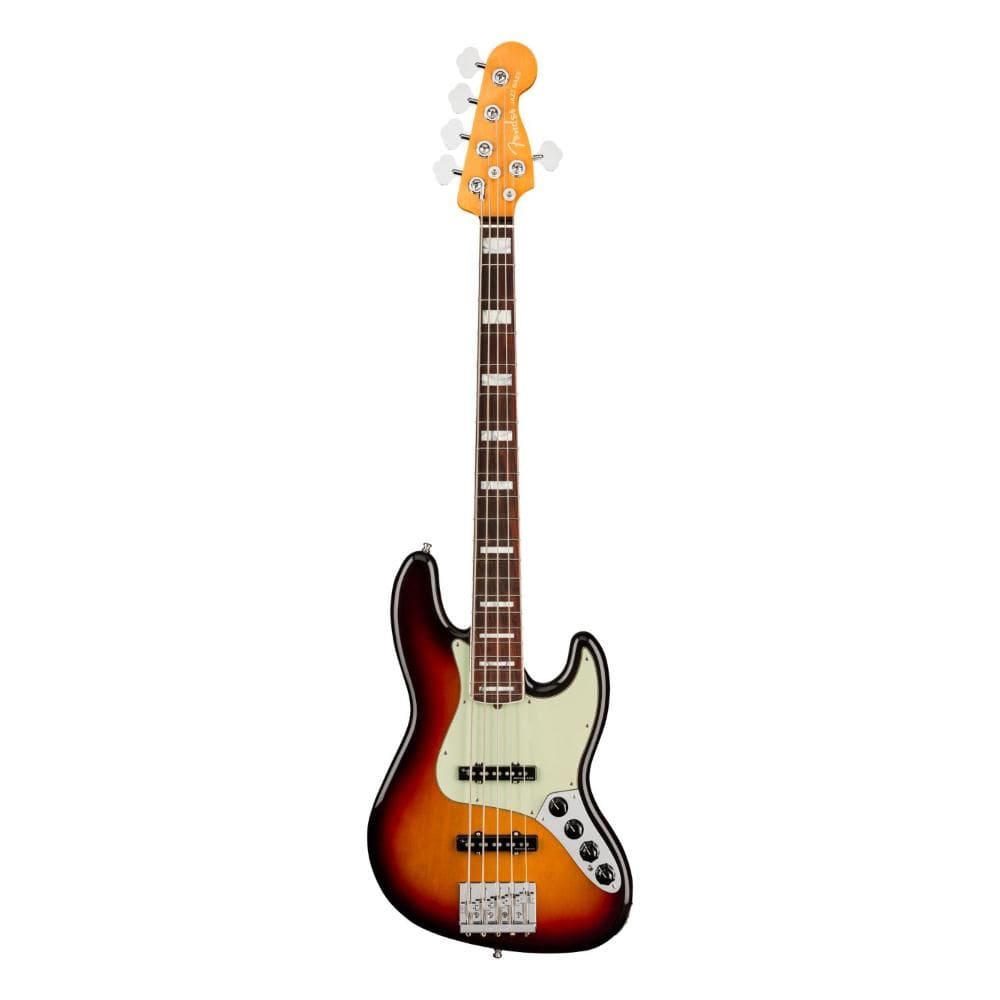 Contrabaixo Fender American Ultra 5 Cordas Sunburst