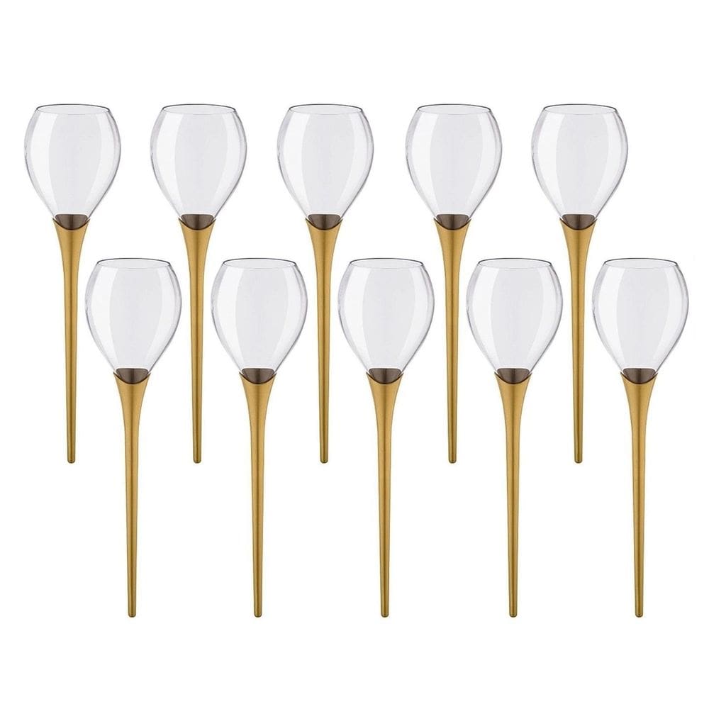 Kit 10 Taças Beach Queen Boccatti 520Ml Drink Na Areia Praia