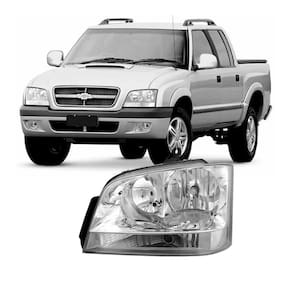 Farol S10 Blazer Pitbull 2001/2011 M. Cromada Le
